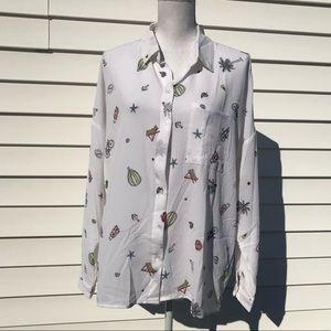 NWT forever 21 contemporary button down